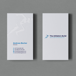 Business Card Design by Bikash Das for The Athlete's Guild | Design: #26459768