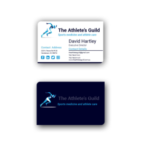 Business Card Design by Rupok 3 for The Athlete's Guild | Design #26455339