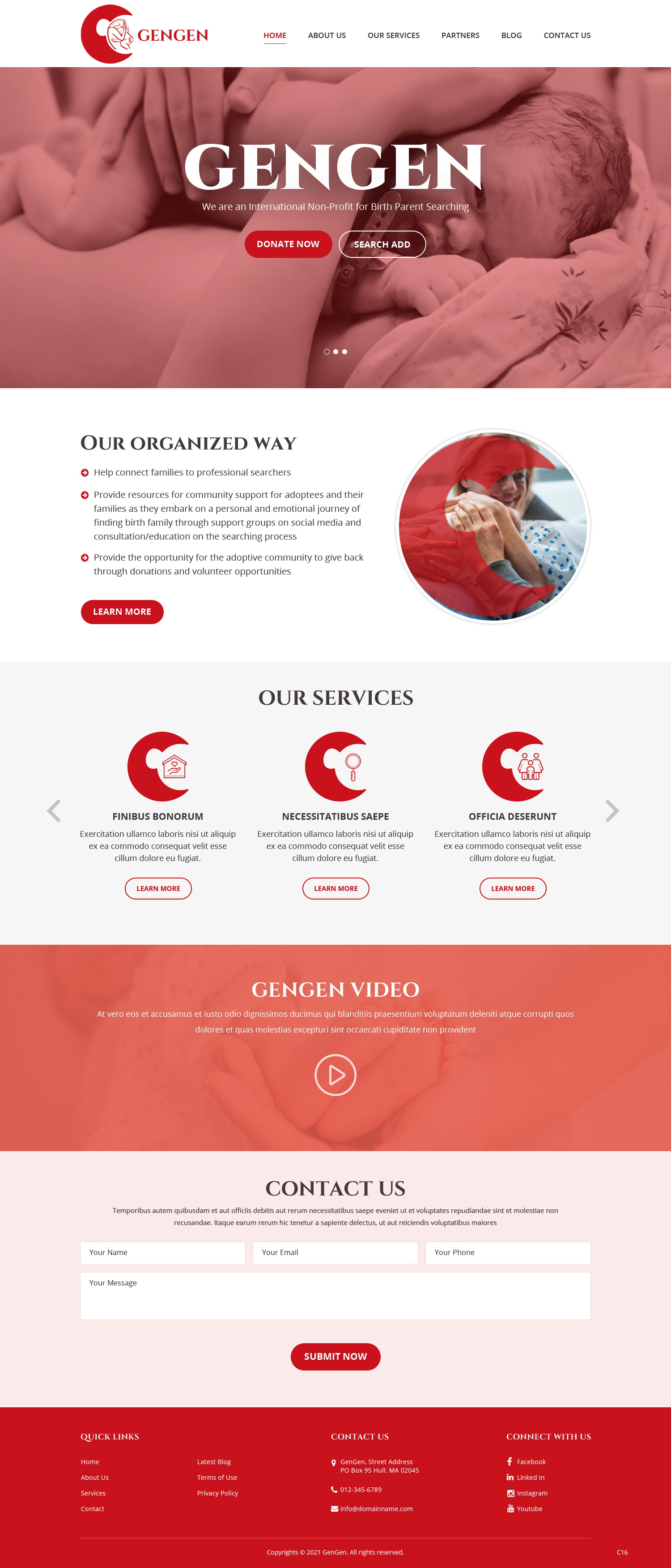 Web-Design von pb für Rocky Mountain Center for Families and Children | Design #26464513