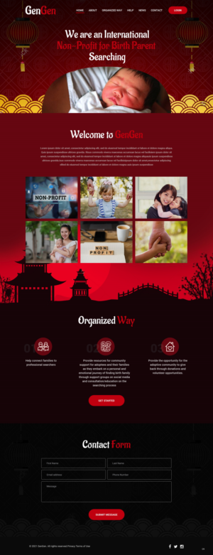 Diseño Web por pb para Rocky Mountain Center for Families and Children | Diseño: #26464514