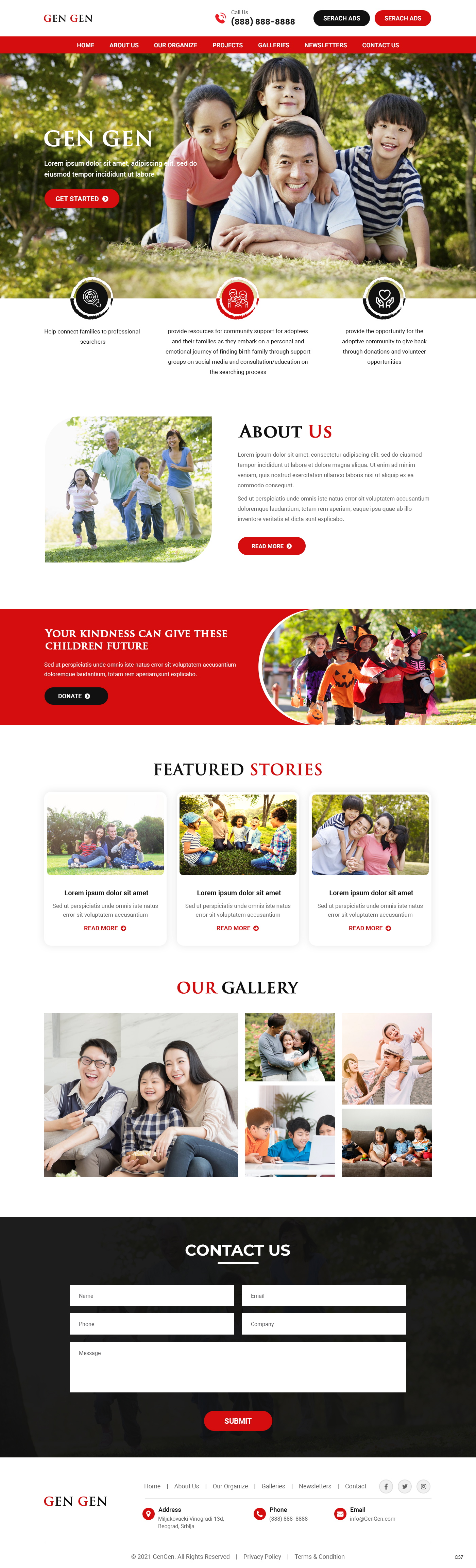 Web-Design von pb für Rocky Mountain Center for Families and Children | Design #26464516