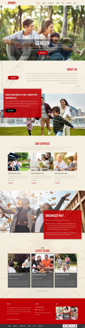 Diseño Web por pb para Rocky Mountain Center for Families and Children | Diseño: #26464519