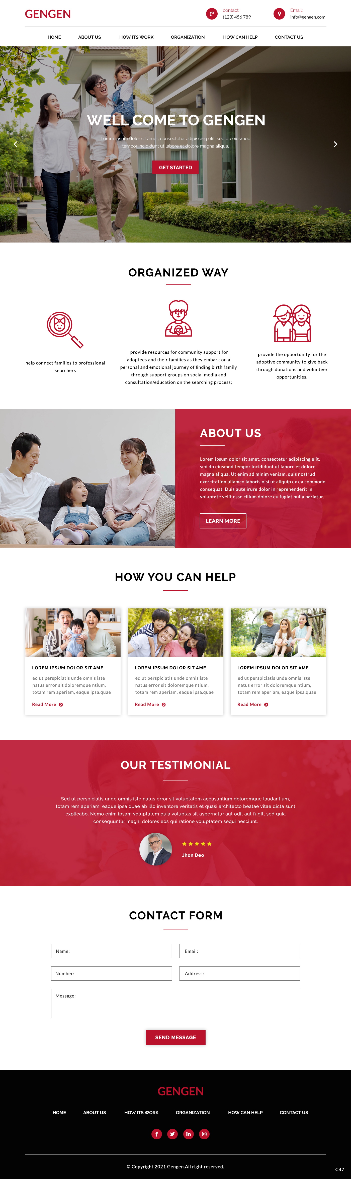 Web Design par pb pour Rocky Mountain Center for Families and Children | Design #26464521