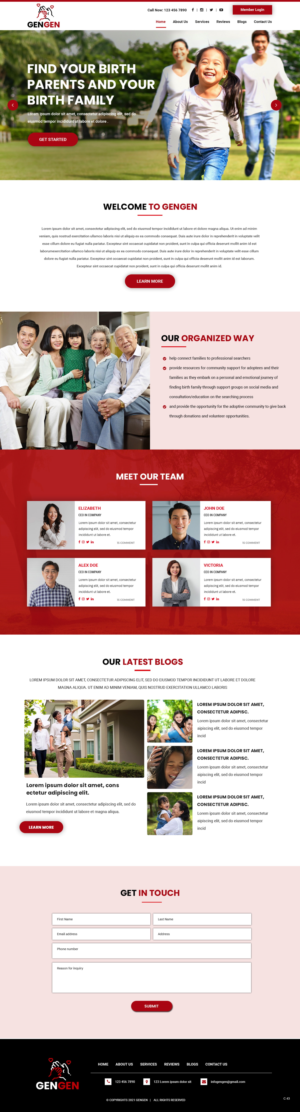 Diseño Web por pb para Rocky Mountain Center for Families and Children | Diseño: #26464522