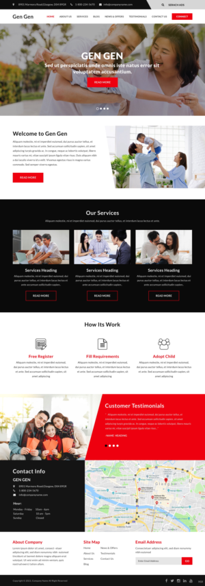 Diseño Web por pb para Rocky Mountain Center for Families and Children | Diseño: #26464526