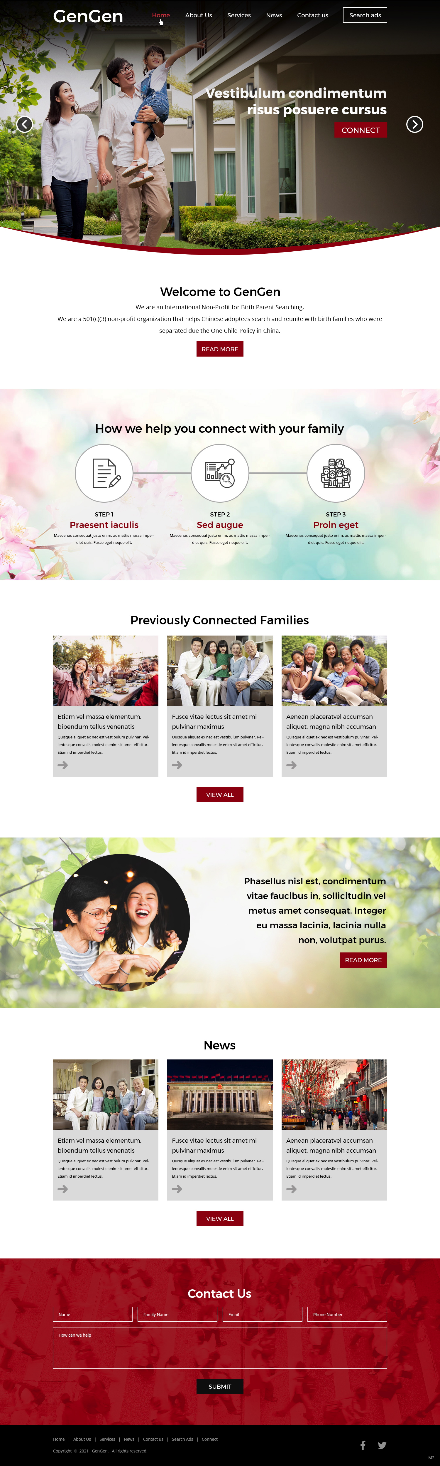 Web Design par pb pour Rocky Mountain Center for Families and Children | Design #26464527