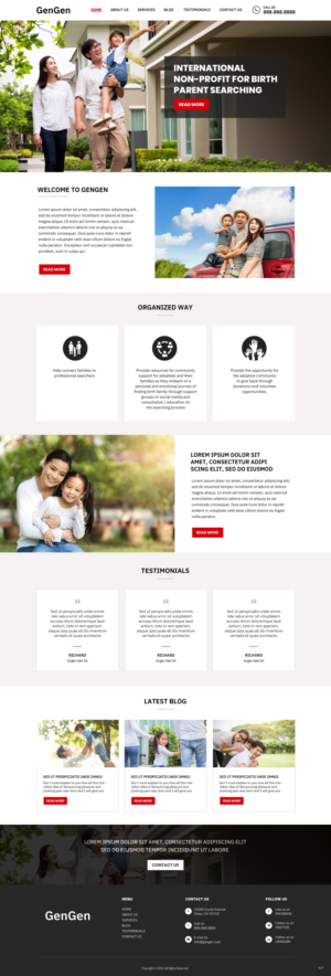 Diseño Web por pb para Rocky Mountain Center for Families and Children | Diseño: #26464528