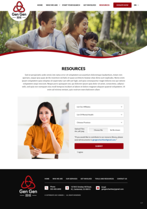 Diseño Web por pb para Rocky Mountain Center for Families and Children | Diseño: #26513778