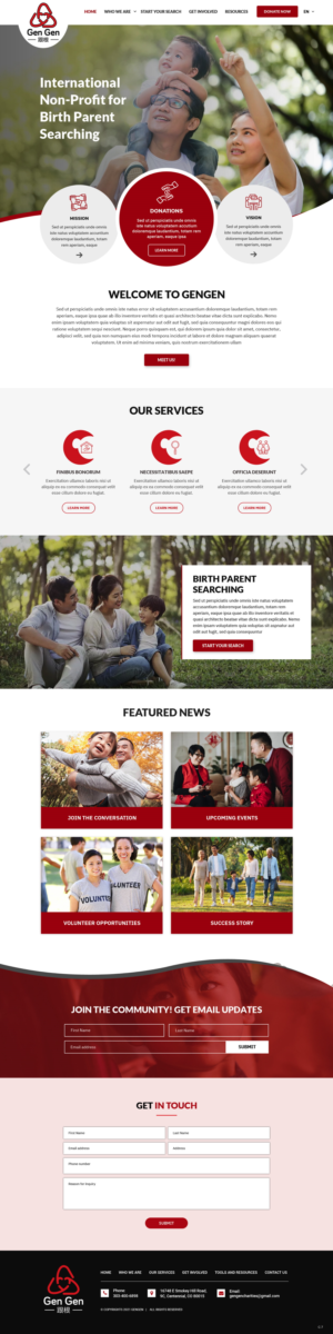 Diseño Web por pb para Rocky Mountain Center for Families and Children | Diseño: #26513782