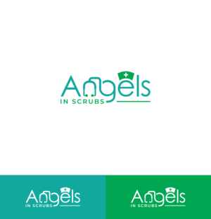 Angels in Scrubs | Diseño de Logo por ecorokerz