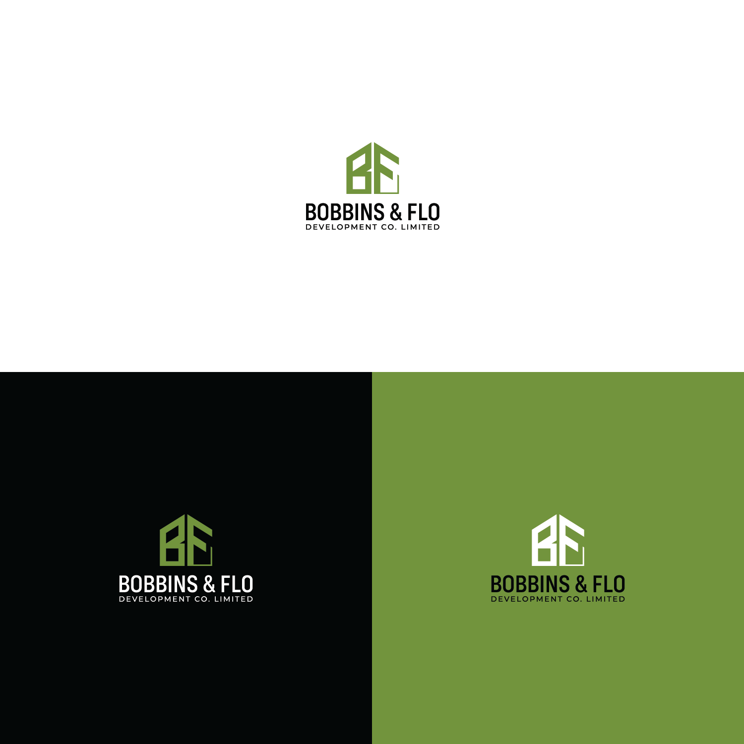 Logo Design by Verified artistry (Design garden) for Bobbins & Flo Development Co. | Design #26492714