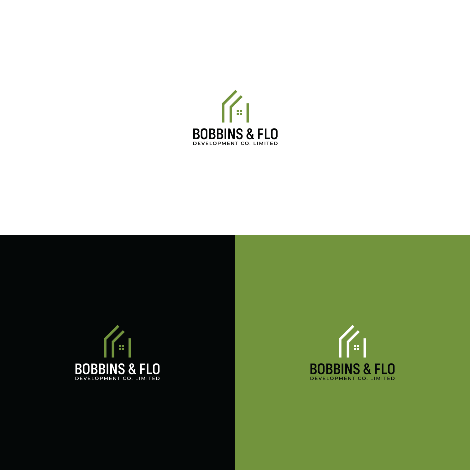 Logo Design by Verified artistry (Design garden) for Bobbins & Flo Development Co. | Design #26492715