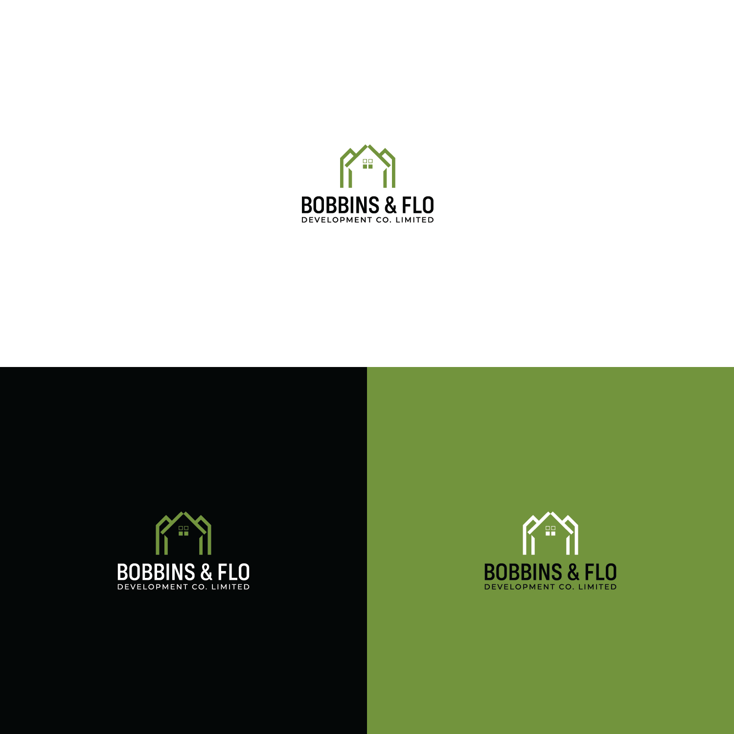Diseño de Logo por Verified artistry (Design garden) para Bobbins & Flo Development Co. | Diseño #26492717