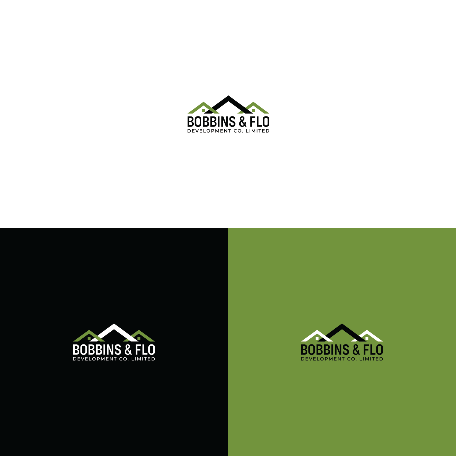 Logo Design by Verified artistry (Design garden) for Bobbins & Flo Development Co. | Design #26492848
