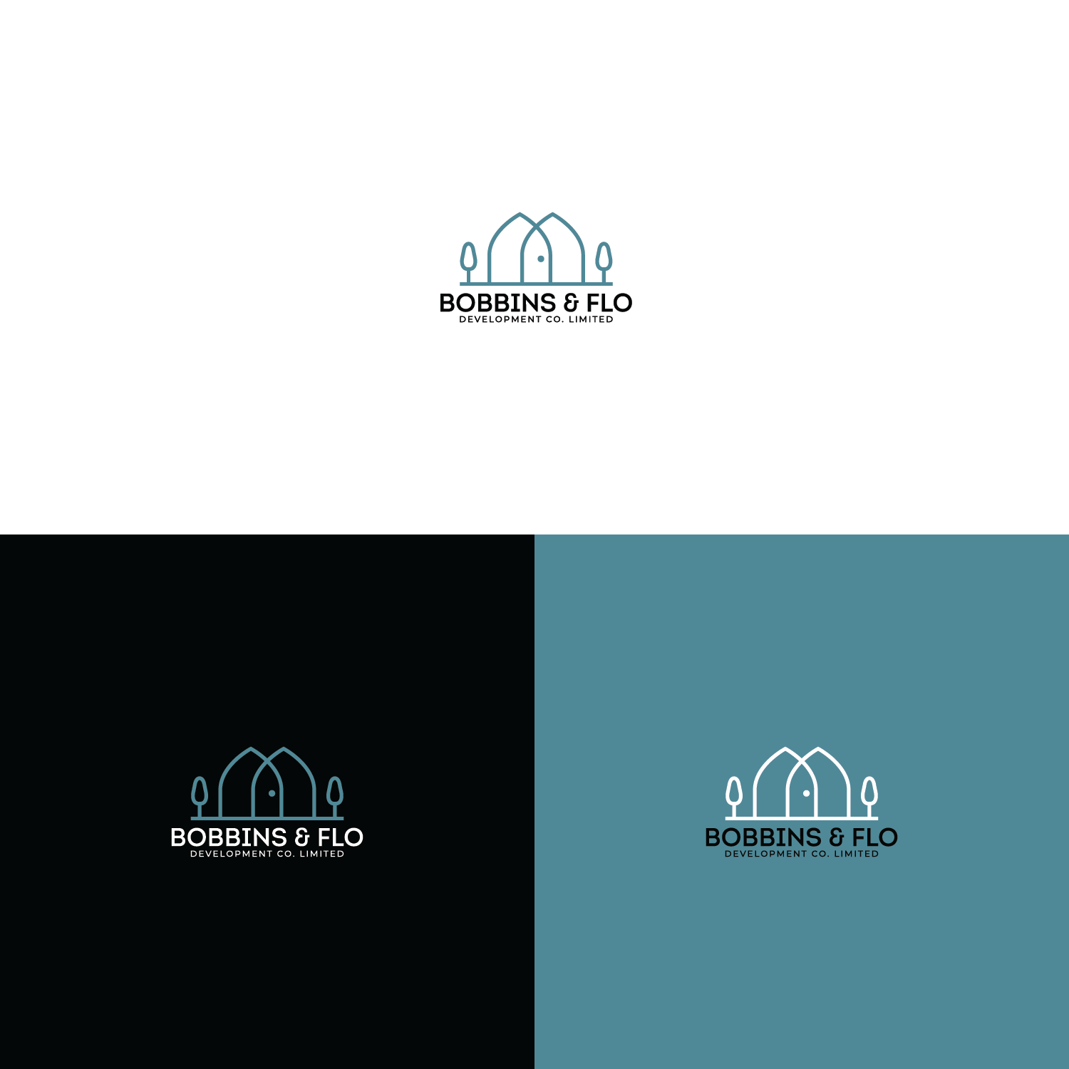 Logo Design by Verified artistry (Design garden) for Bobbins & Flo Development Co. | Design #26492850