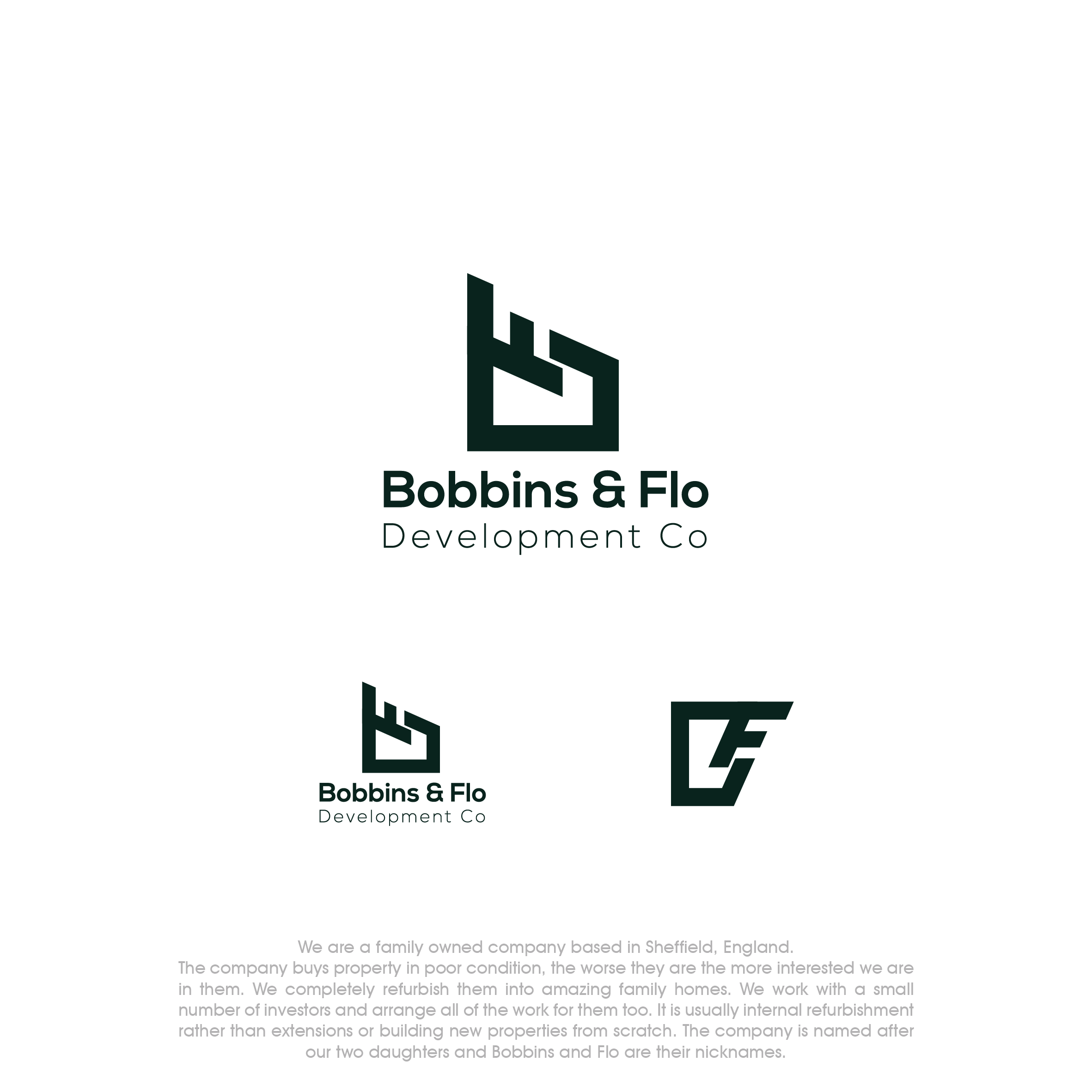 Logo Design by Walker Designer 2 for Bobbins & Flo Development Co. | Design #26457797