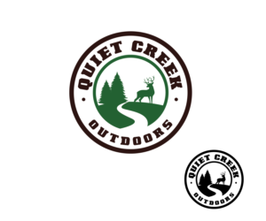 Quiet Creek Outdoors | Logo Design by renderman
