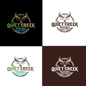 Quiet Creek Outdoors | Logo Design by sankar999