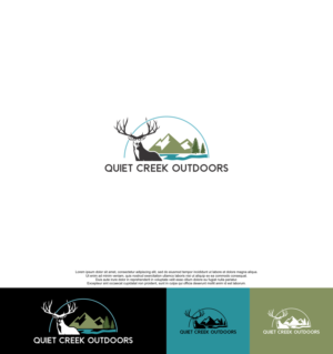Quiet Creek Outdoors | Logo Design by siti MWDesign