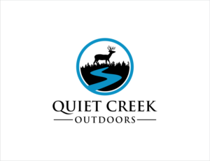 Quiet Creek Outdoors | Logo Design by BNdesigner