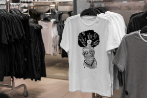 women's body | T-shirt Design by Kero