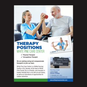 Therapy Department Recruitment Flyer | Flyer Design by nng