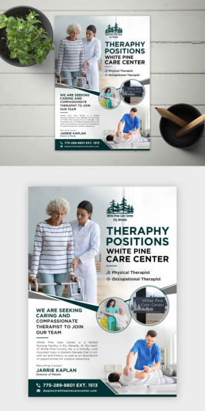 Flyer Design by debdesign for White Pine Care Center | Design: #26462575