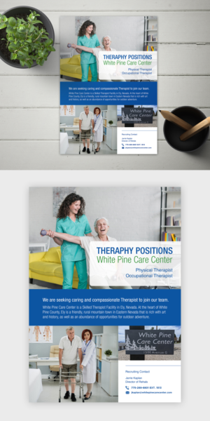 Flyer Design by debdesign for White Pine Care Center | Design: #26462843