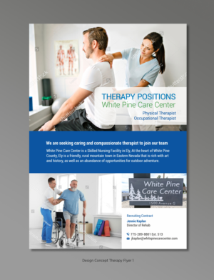 Flyer Design by D Creative for White Pine Care Center | Design: #26463011