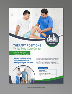 Flyer Design by D Creative for White Pine Care Center | Design #26463699