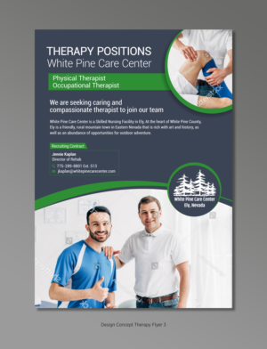 Therapy Department Recruitment Flyer | Design de Flyer par D Creative
