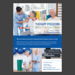 Therapy Department Recruitment Flyer | Flyer Design by Emmanuel Creations