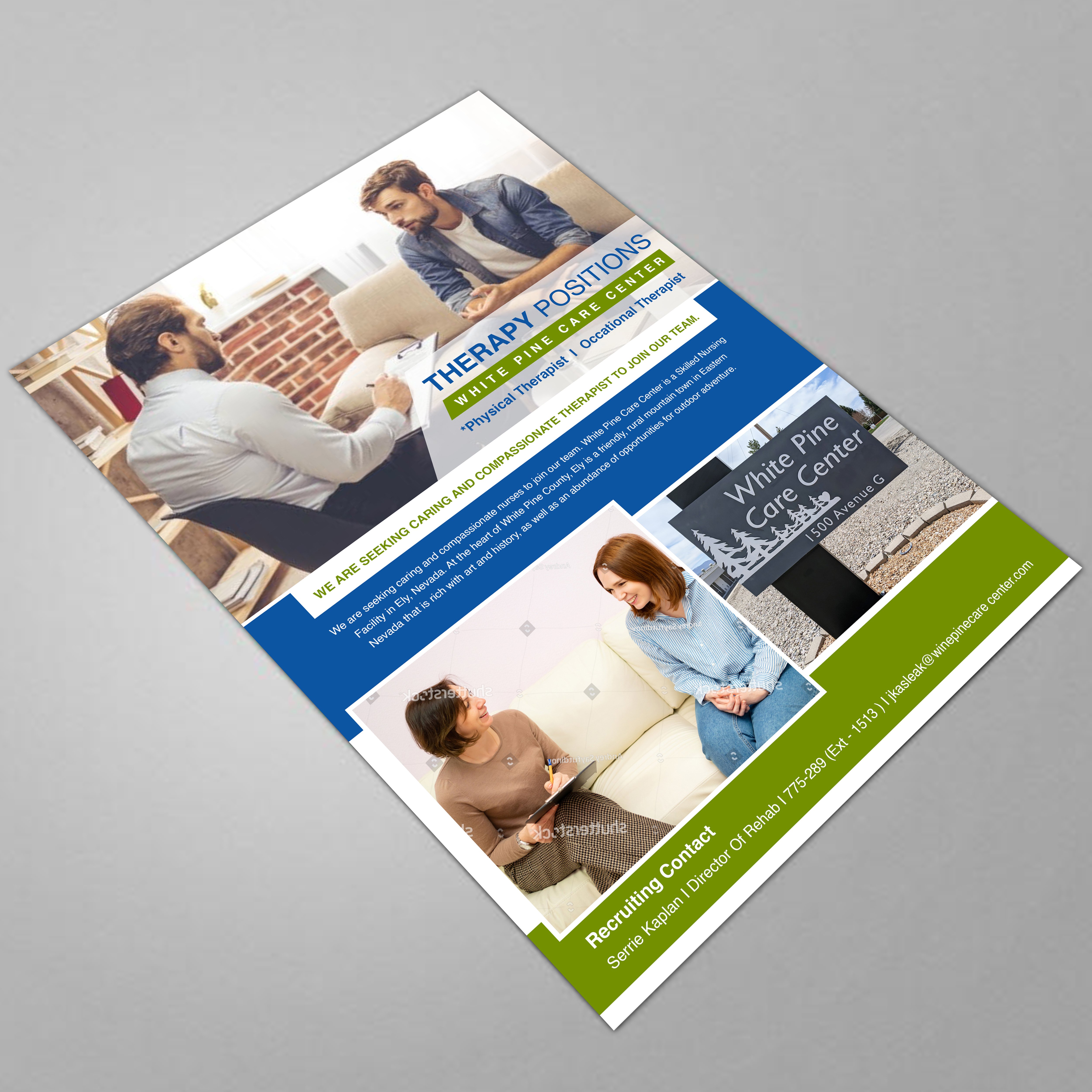 Flyer Design by TuktukiShree for White Pine Care Center | Design #26461727