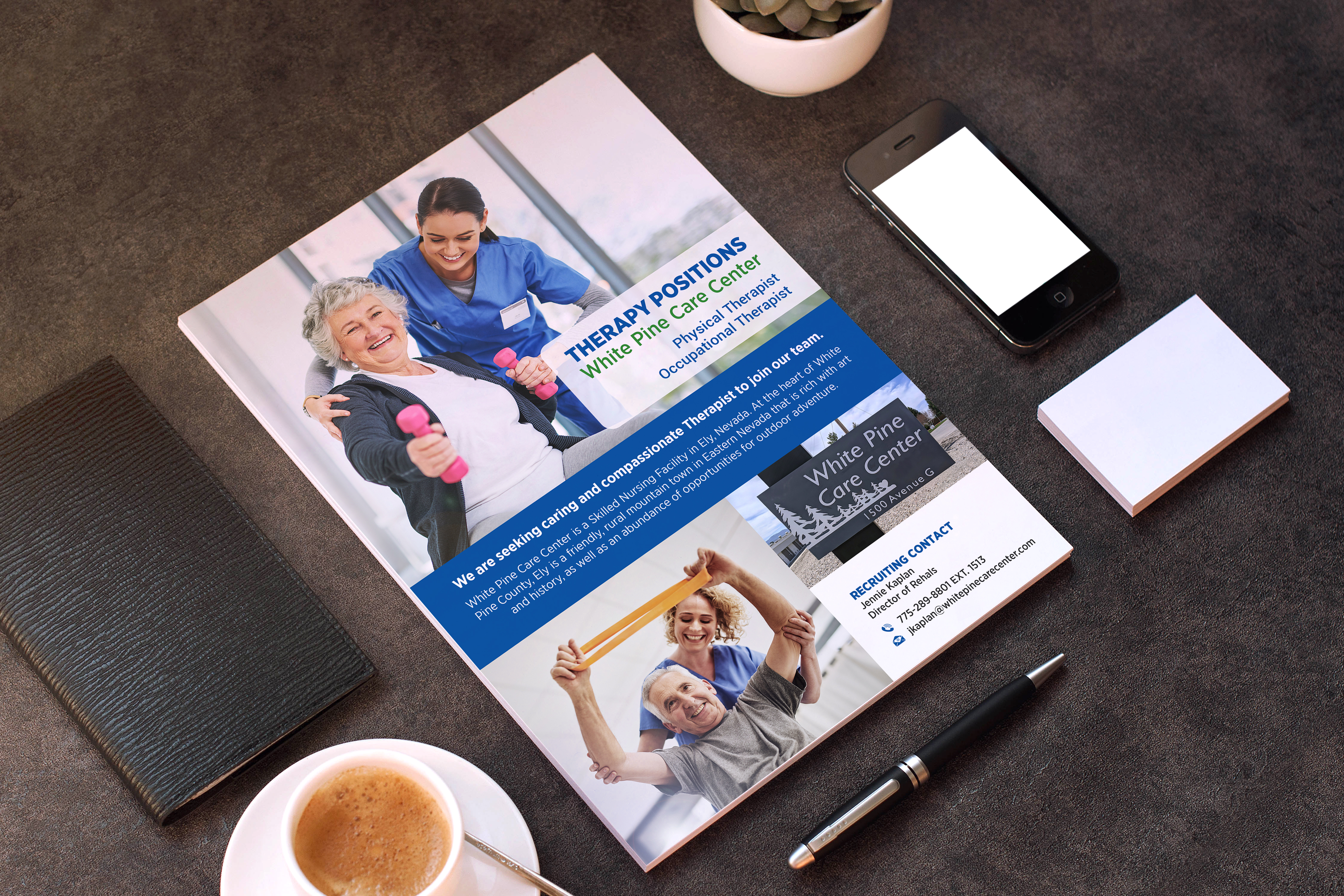 Design de Flyer par GraphicsGuru pour White Pine Care Center | Design #26463888