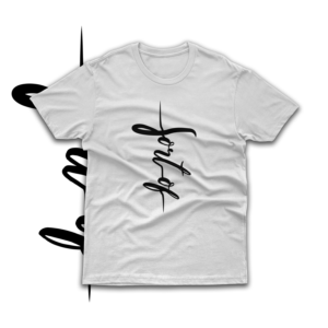 Tee shirt cursive text design in solid colour | T-Shirt-Design von duatitik.std