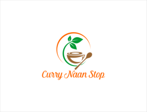 Curry Naan Stop | Logo Design by BNdesigner