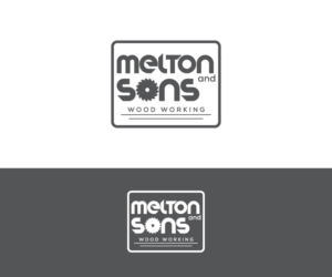 Melton and Sons Wood Working | Logo Design by Art Lancer