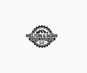Melton and Sons Wood Working | Logo Design by Ena