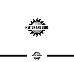 Melton and Sons Wood Working | Logo-Design von ecorokerz