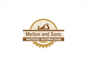 Melton and Sons Wood Working | Logo Design by BNdesigner