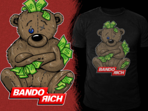 Bando Rich Stripe Tee shirt design | Diseño de Camiseta por Falih A