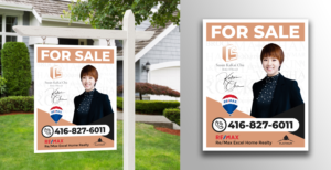 Real Estate For Sale Sign | Graphic Design by OwnDesign
