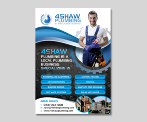 4Shaw Plumbing flyer | Flyer Design by ecorokerz