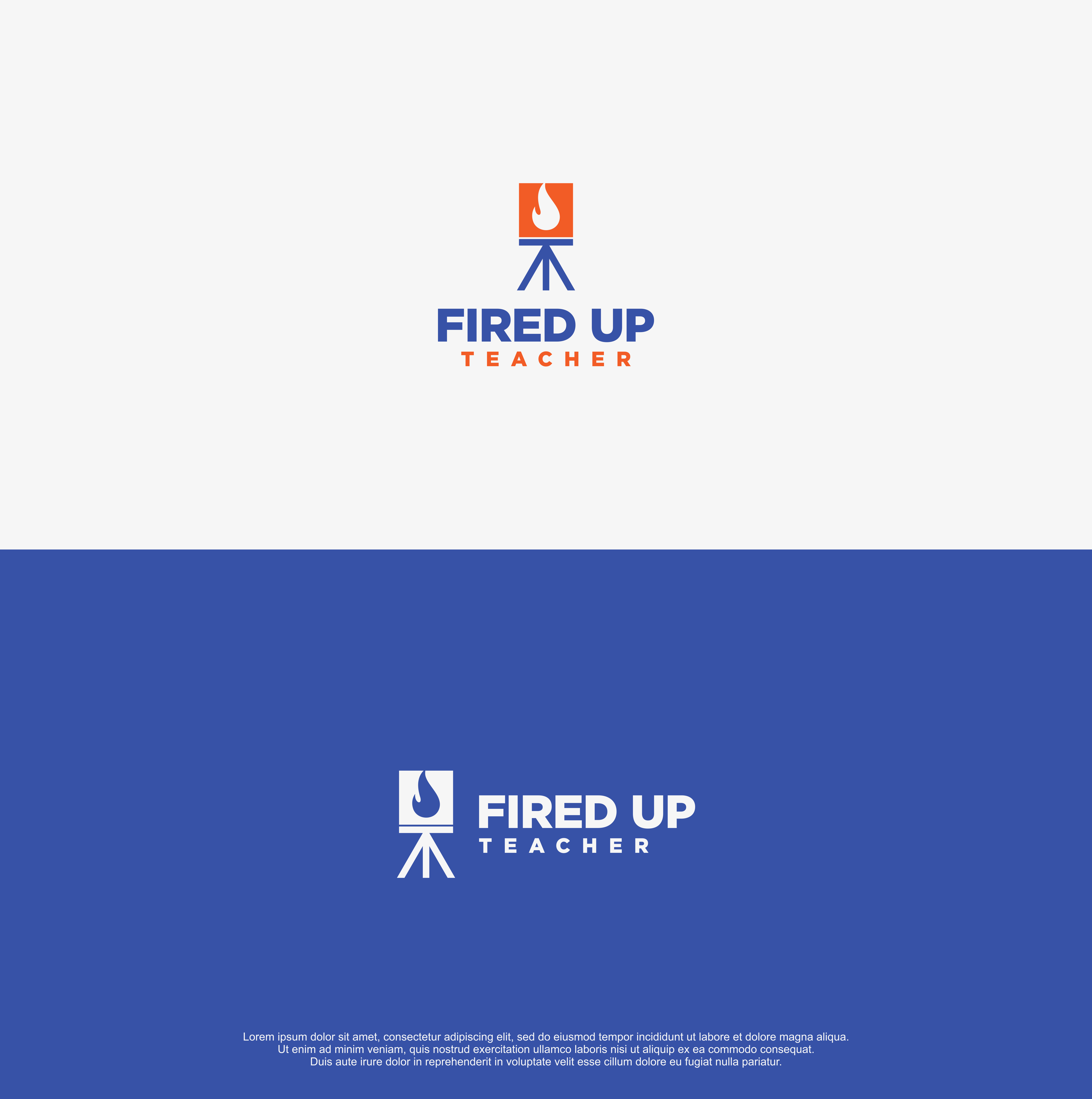 Design de Logo par R!CKY pour Fired Up Teacher | Design #26515312
