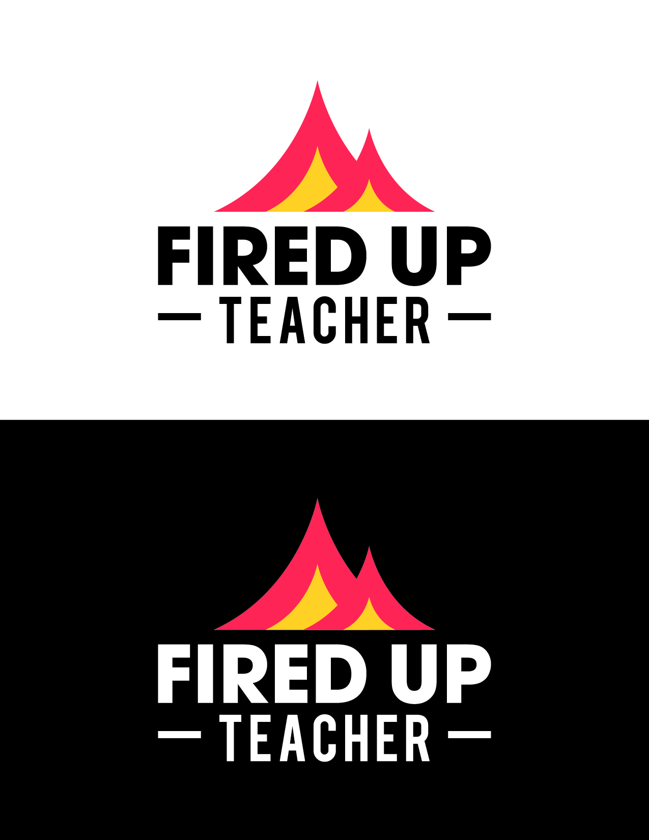 Logo Design by Filo F for Fired Up Teacher | Design #26479829