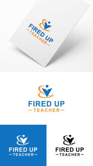 Logo Design by fatiyadesign for Fired Up Teacher | Design: #26481840