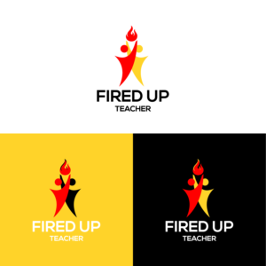 Logo Design by Walker Designer 2 for Fired Up Teacher | Design: #26480131