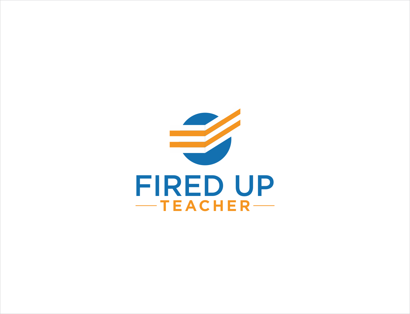 Logo Design by BNdesigner for Fired Up Teacher | Design #26492300