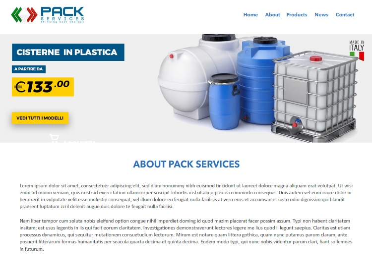 WooCommerce Design by -Marc- for PACK SERVICES SRL | Design #26503373