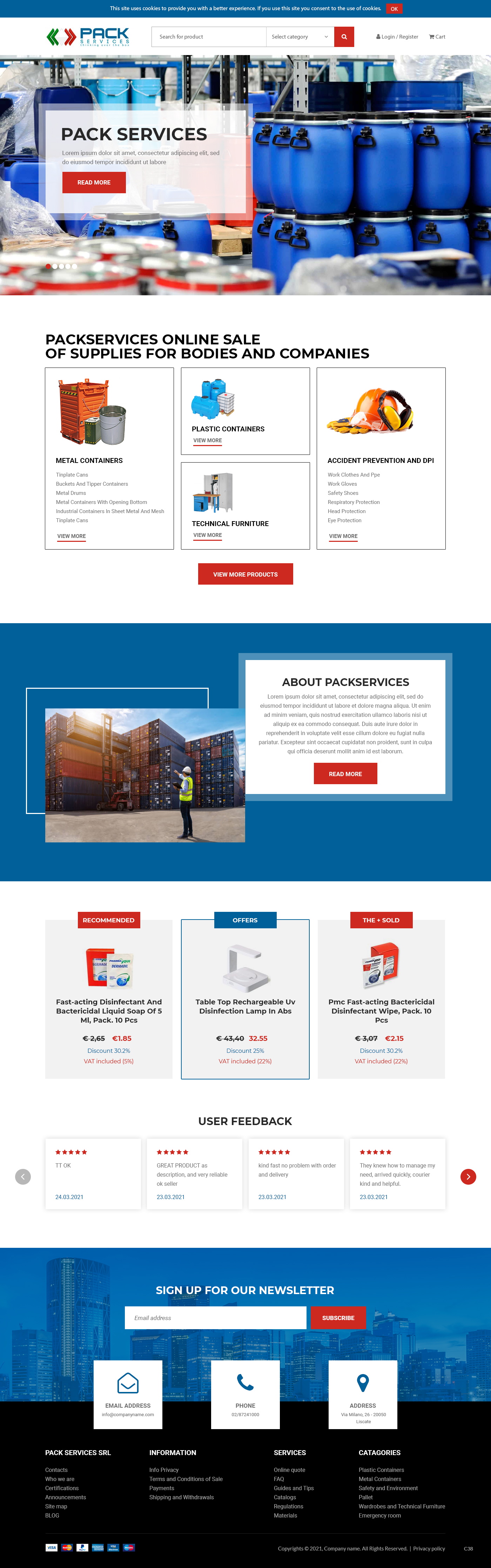 WooCommerce Design by pb for PACK SERVICES SRL | Design #26476546